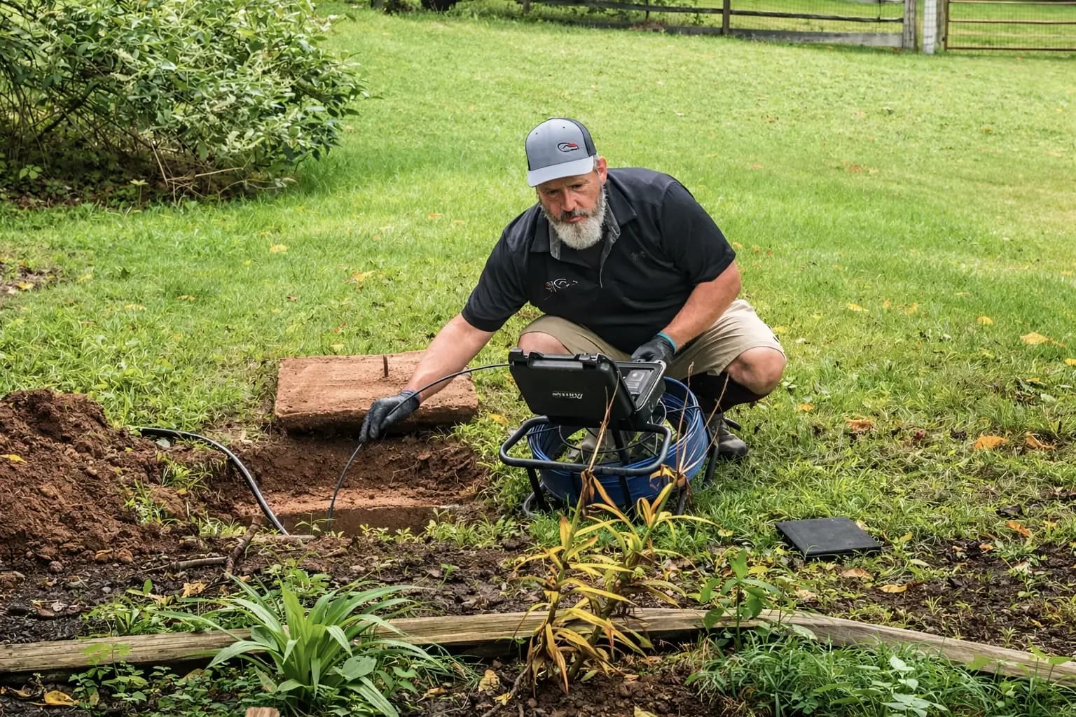 An All In One home inspector at work in the DMV